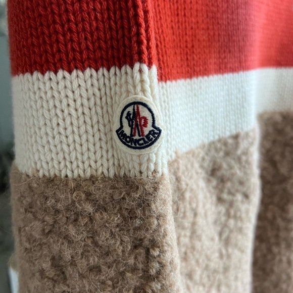 Moncler Colorblock Wool Blend Sweater - Picture 12 of 13